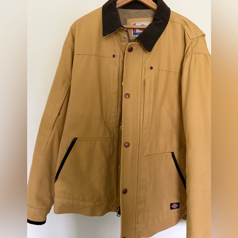 Dickies Men's Brown Shirt Jacket